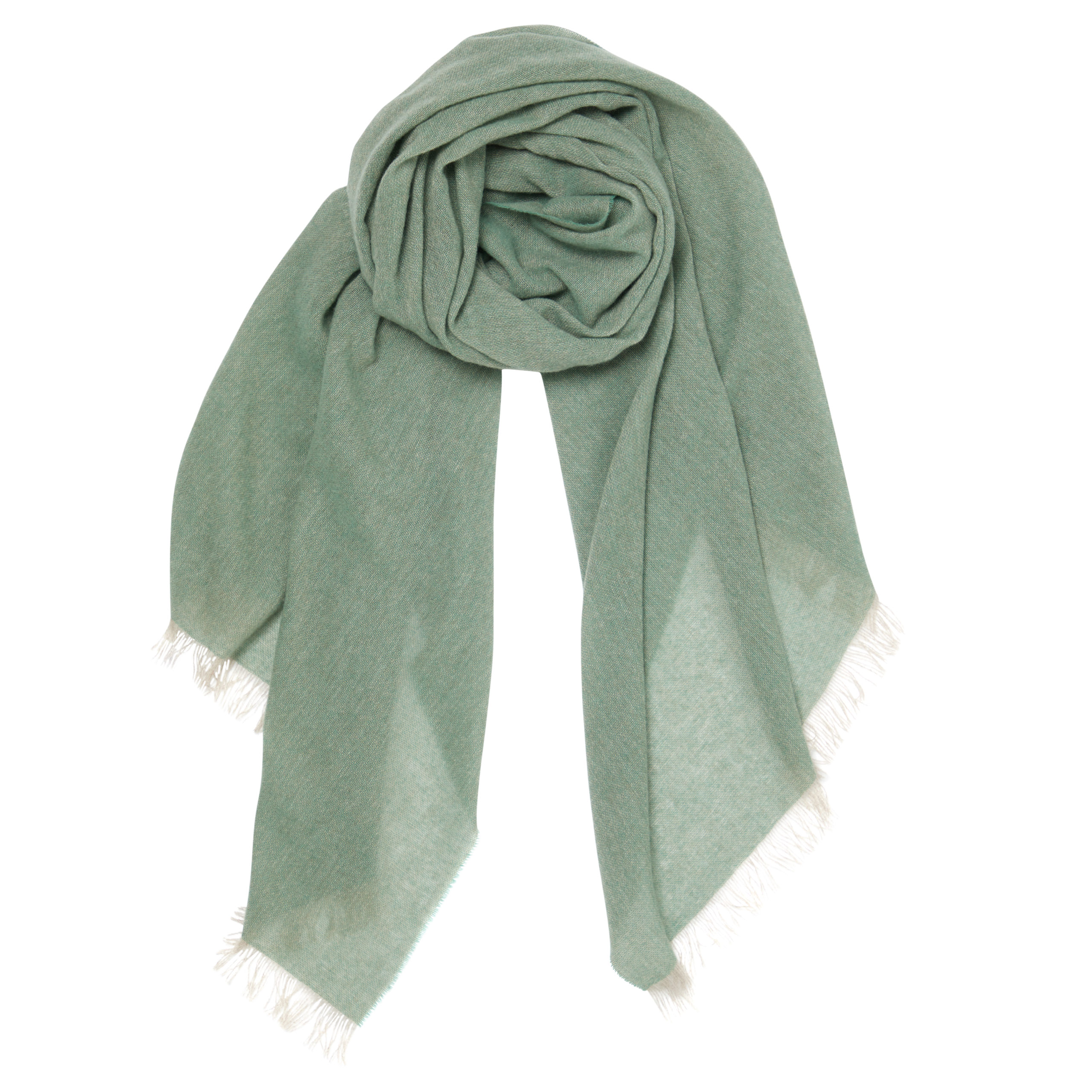 sea green cashmere scarf