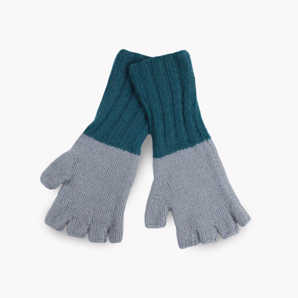 Emerald Storm cashmere gloves